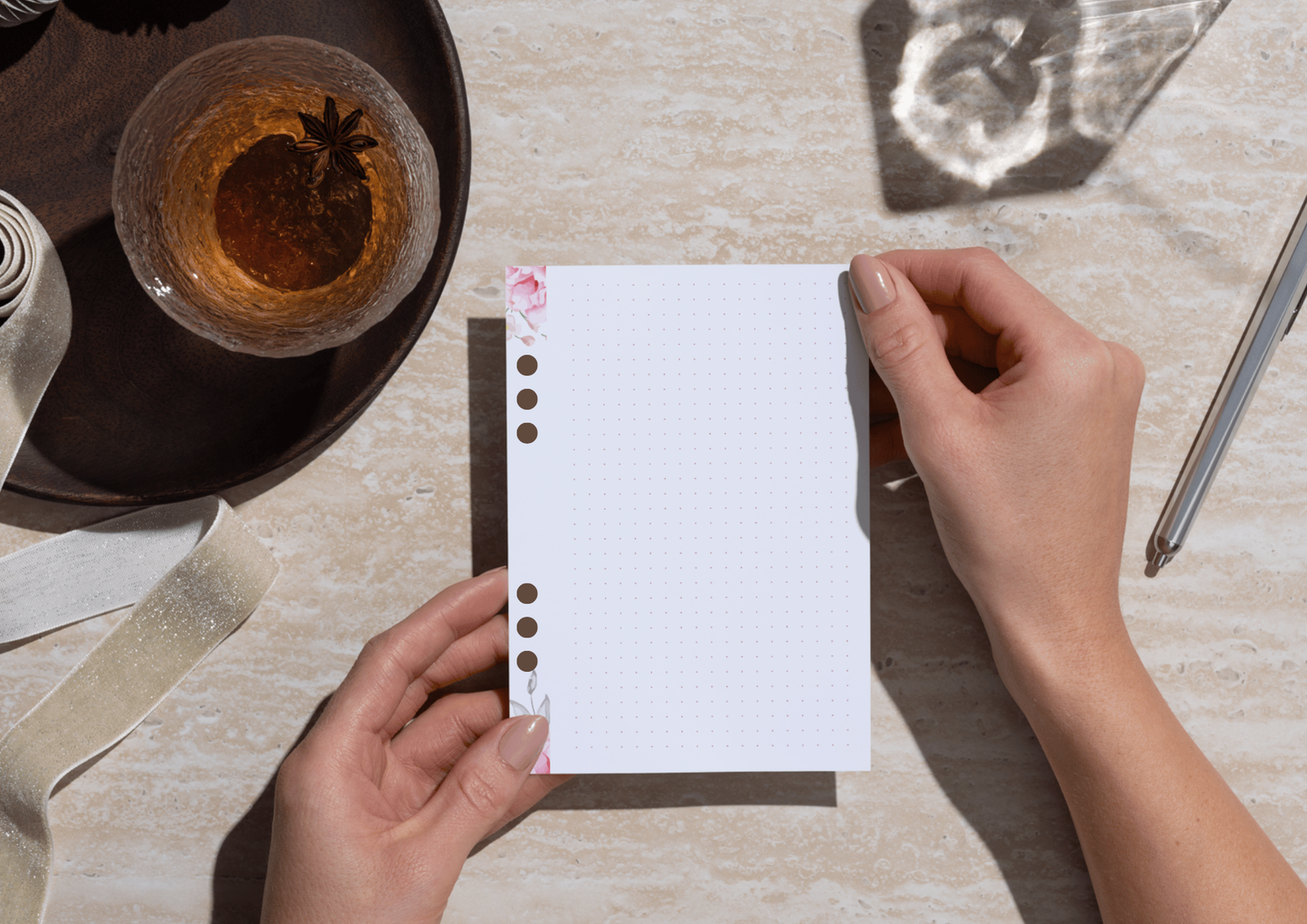 RECHARGE PAGES POINTILLÉES TISSEONOTE